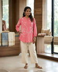 Rose pink cotton Top.