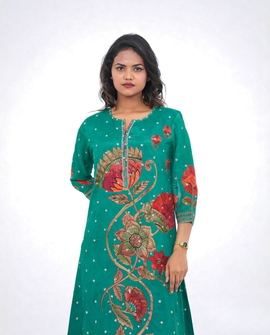Muslin Floral Print Cord-set