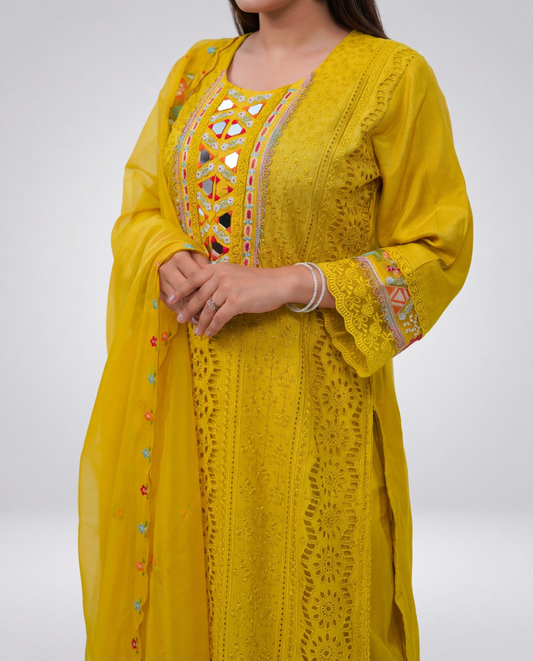 Vibrant NEON Kurta Set