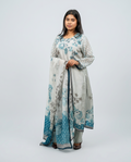 Light Grey Base Kurta Set