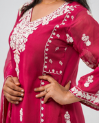 Muslin Base Kurta set