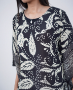 Muslin Printed Kaftan Cord-set