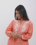 Peach Cotton Top