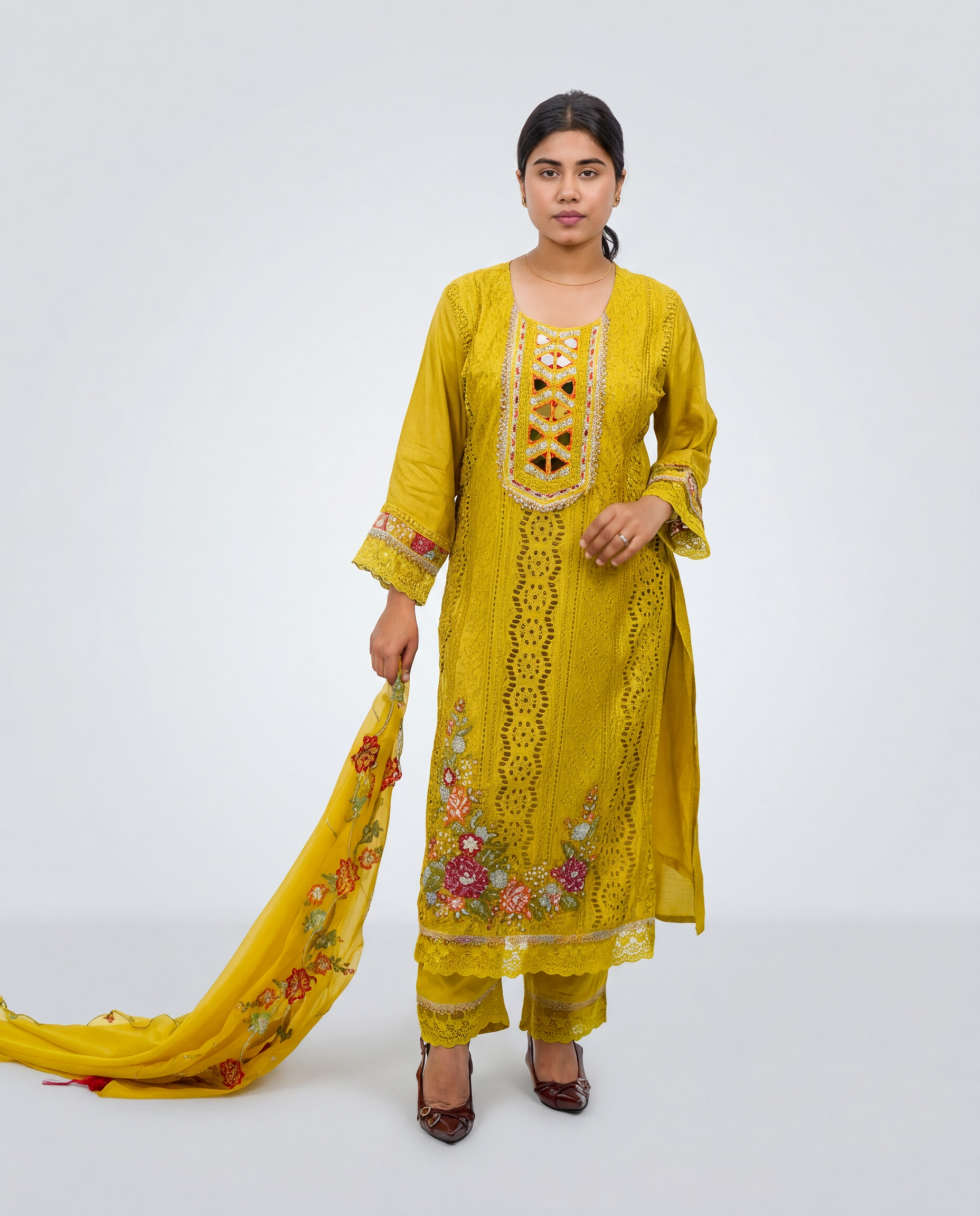 Vibrant NEON Kurta Set