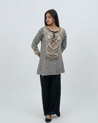 Black & White Geometric Cord-set