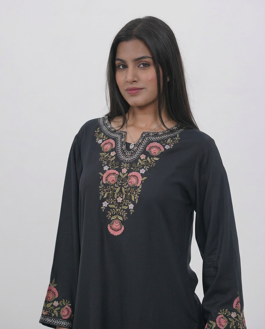 Classic Black Cotton Top