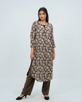 Brown Kurta  set