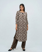 Brown Kurta  set