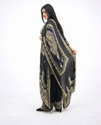 Black Crepe Cord-set