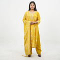 Yellow Base Kurta set