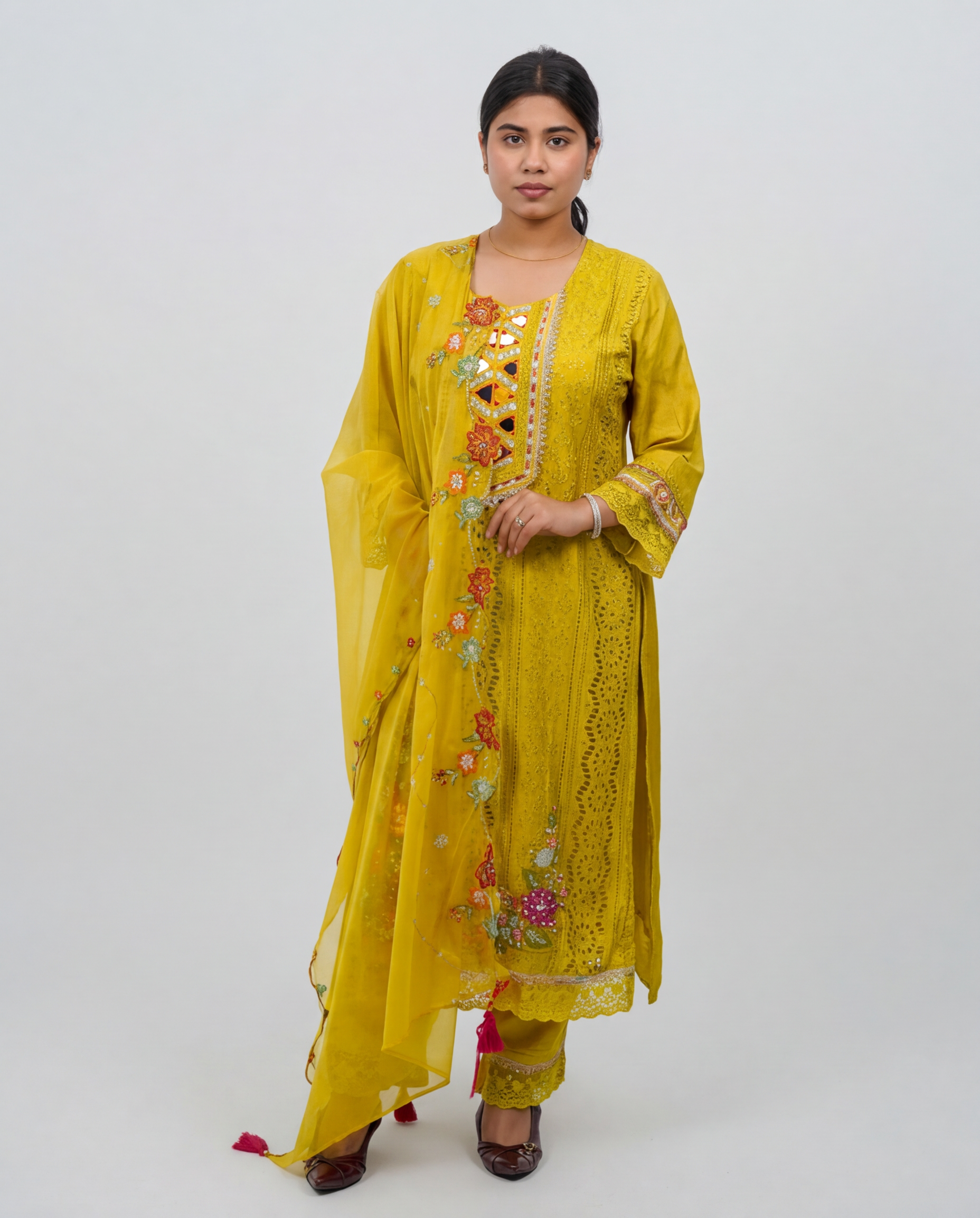 Vibrant NEON Kurta Set