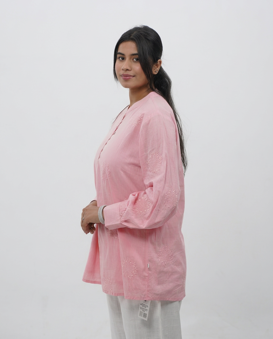 Charming Pink Cotton Top