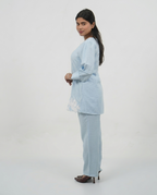 Sky Blue Cotton Cord-set