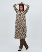 Brown Kurta  set