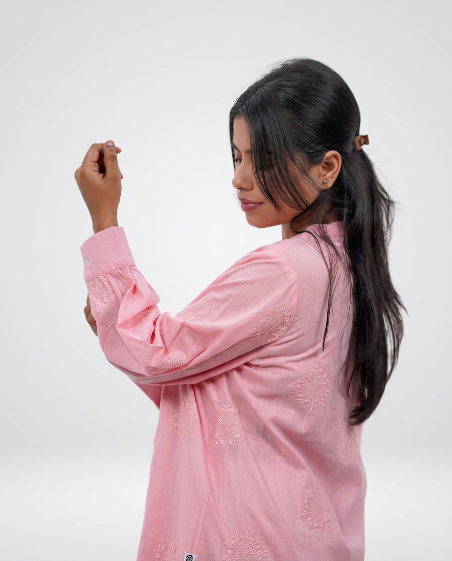 Charming Pink Cotton Top