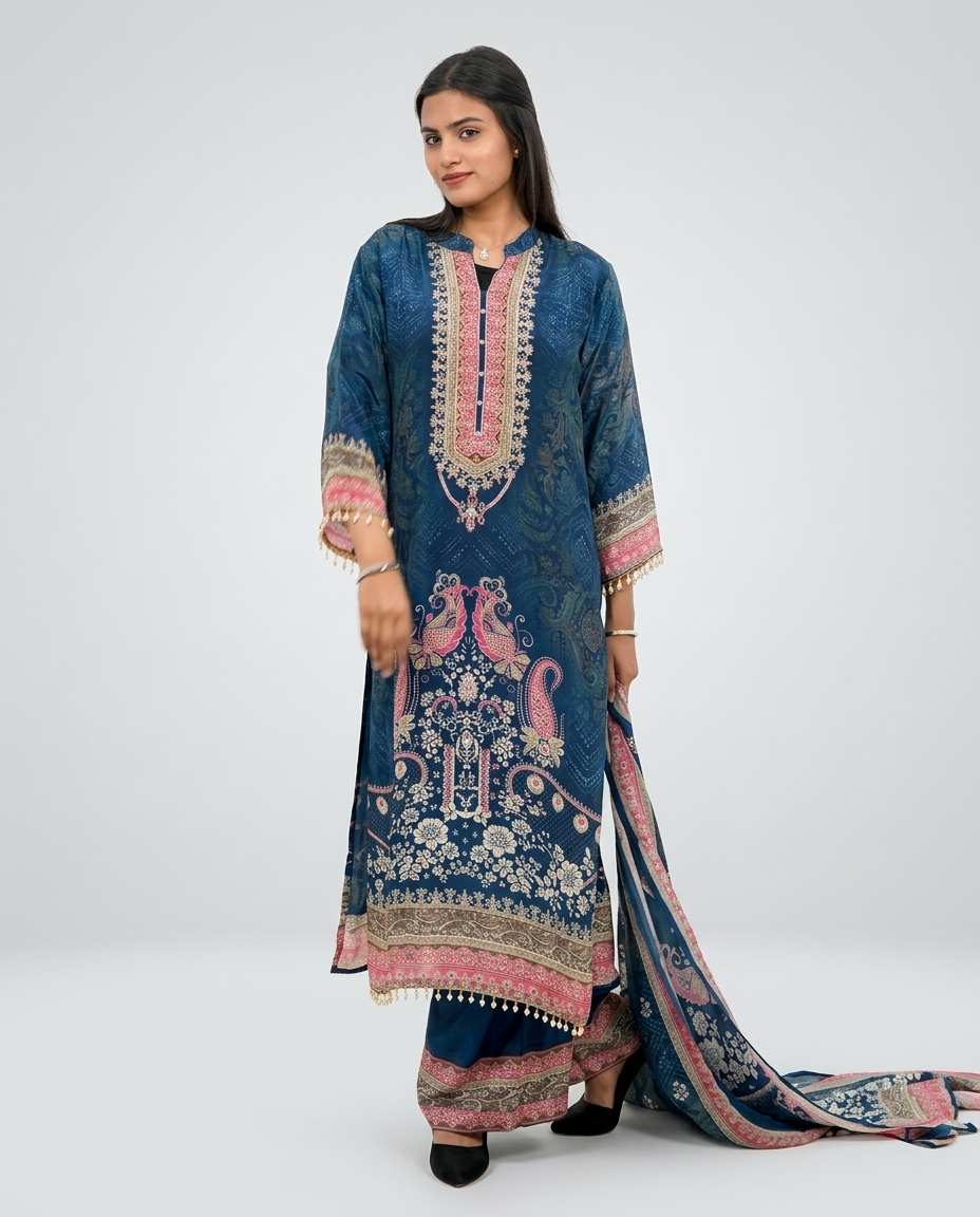 Midnight Blue Kurta Set
