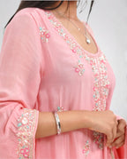 Pure Formal Pink Kurta Set