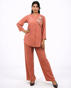 Peach Beed Cord-set