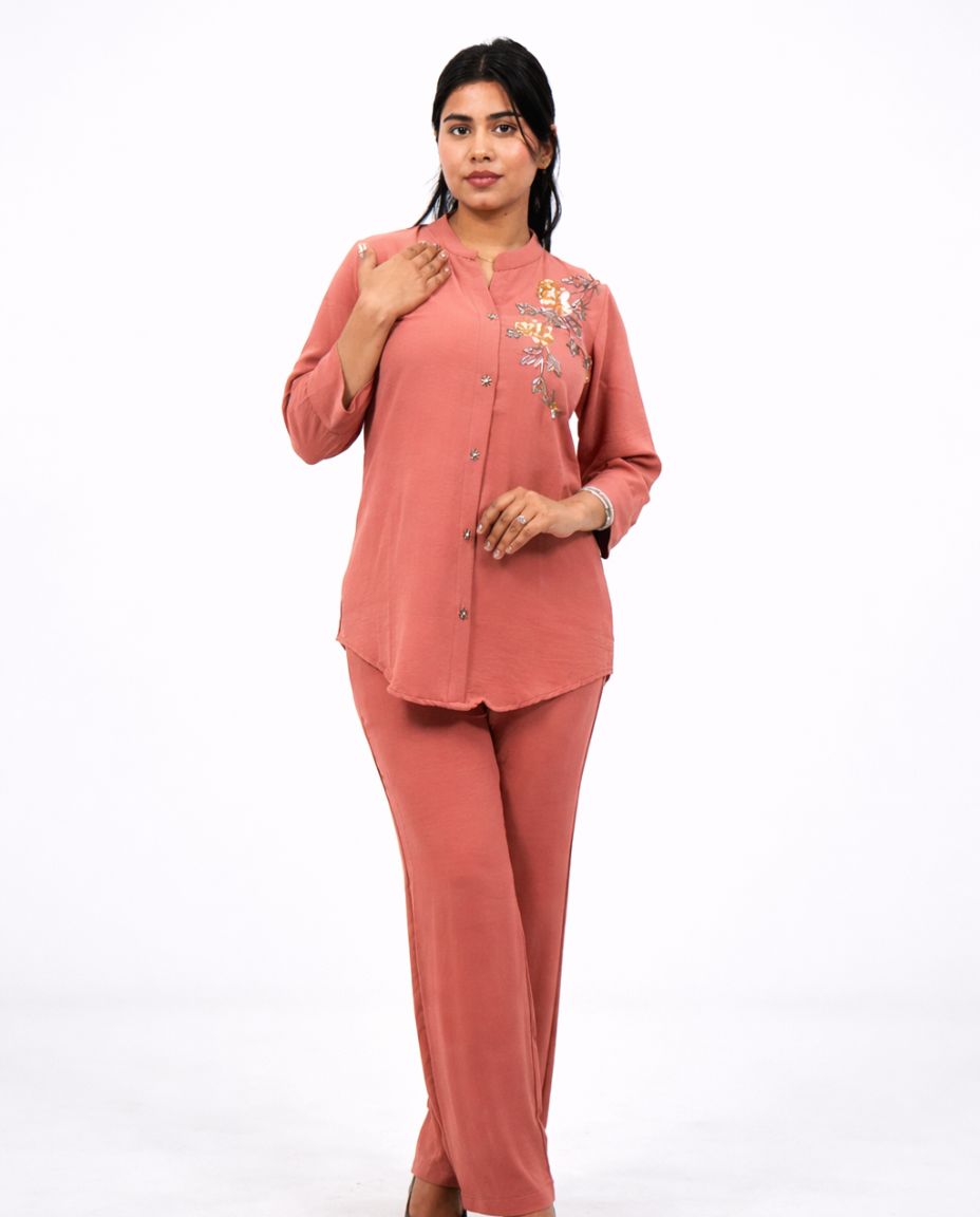 Peach Beed Cord-set