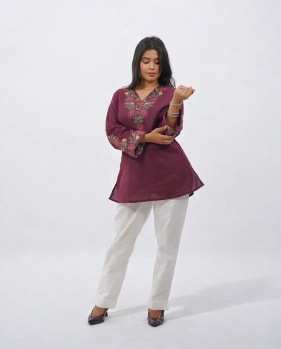 white Cotton Pants