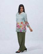 Olive Green Linen Trousers