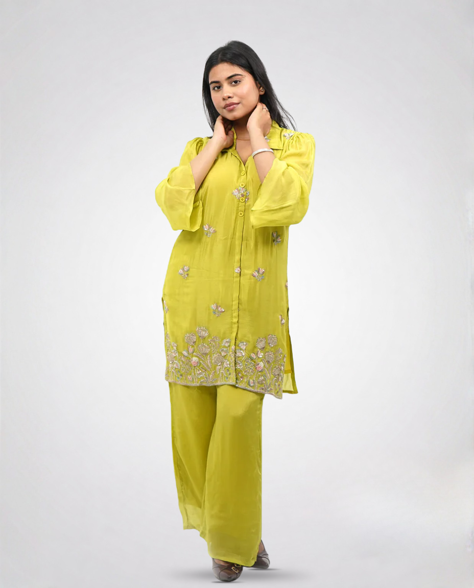 Ombre Crepe Cord-set