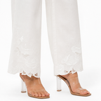 Luxe Cutwork Stretch Ankle Bottom