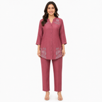 Floral Cutwork Muslin Top