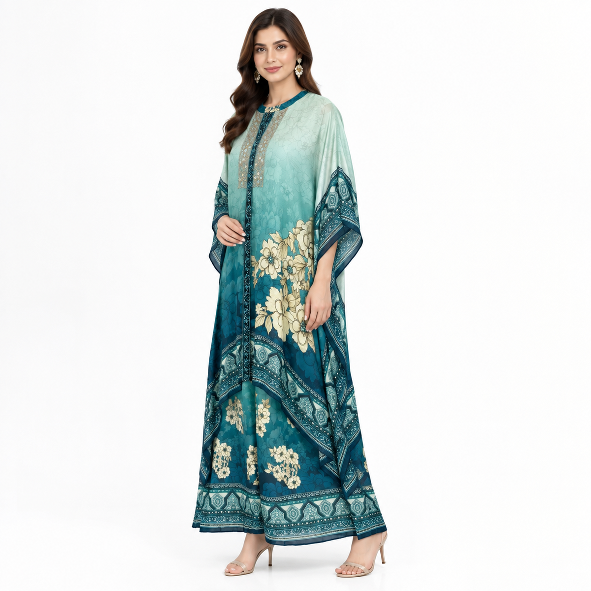 Azure Bloom Shefon  Cord-set