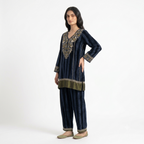 The Midnight Sapphire Velvet Cord-set
