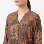 Rust Heritage Printed Top