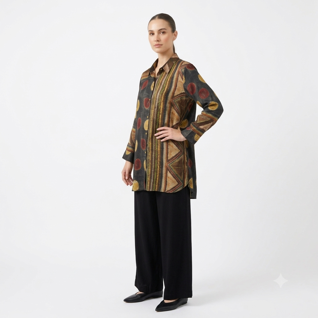 Mosaic Weave Crepe Cord-set