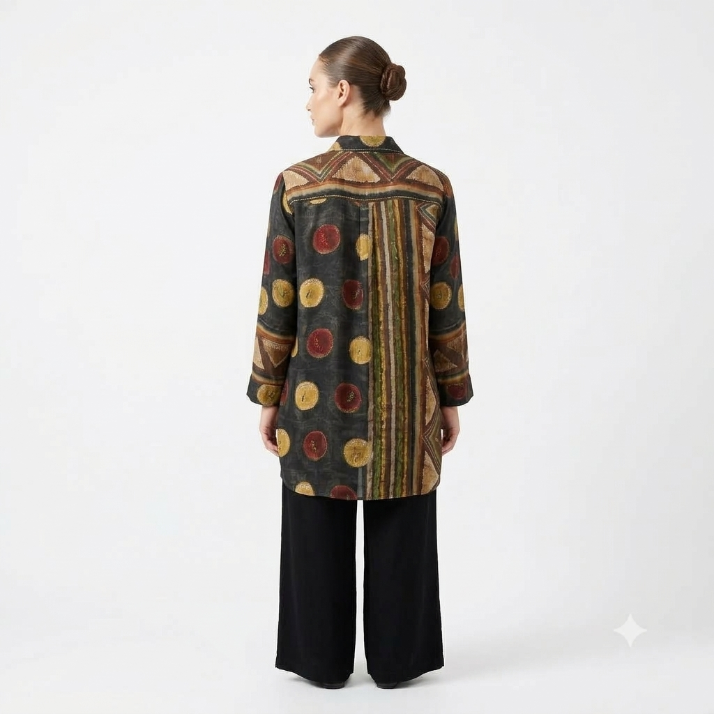 Mosaic Weave Crepe Cord-set