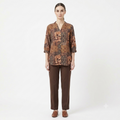 Rust Heritage Printed Top