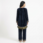 The Midnight Sapphire Velvet Cord-set