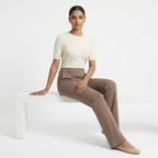 Timeless Soft Taupe Formal Trousers
