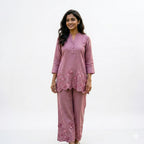 Blush Boom Embroidered Cord-set