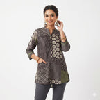 Earthy Patchwork Charm Top