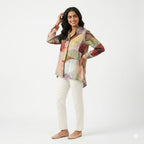 Multicolor Abstract Breeze Top