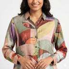 Multicolor Abstract Breeze Top