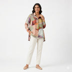 Multicolor Abstract Breeze Top