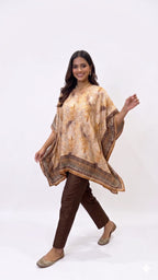 Drape Printed Kaftan Top