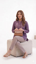 Embroidered Cotton Tunic Top