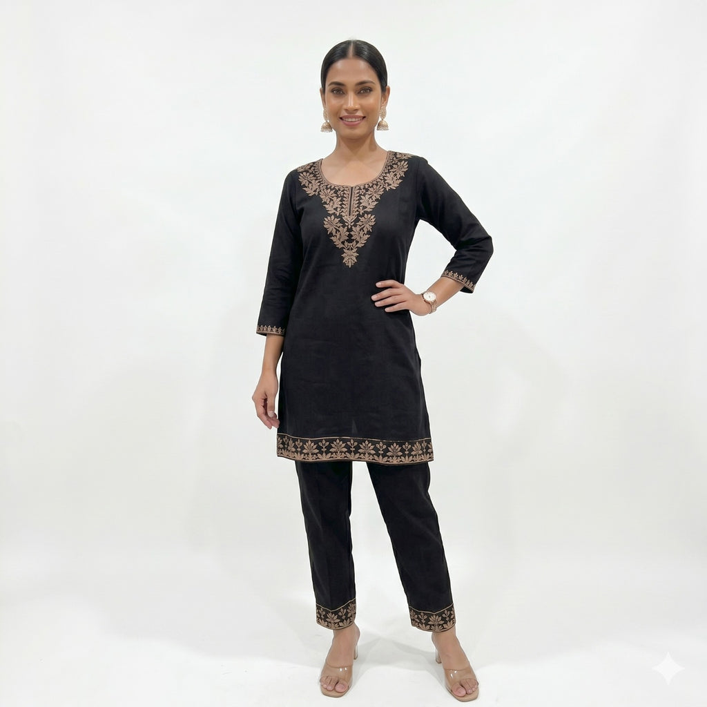 Noir Threadwork Elegance Cord-set