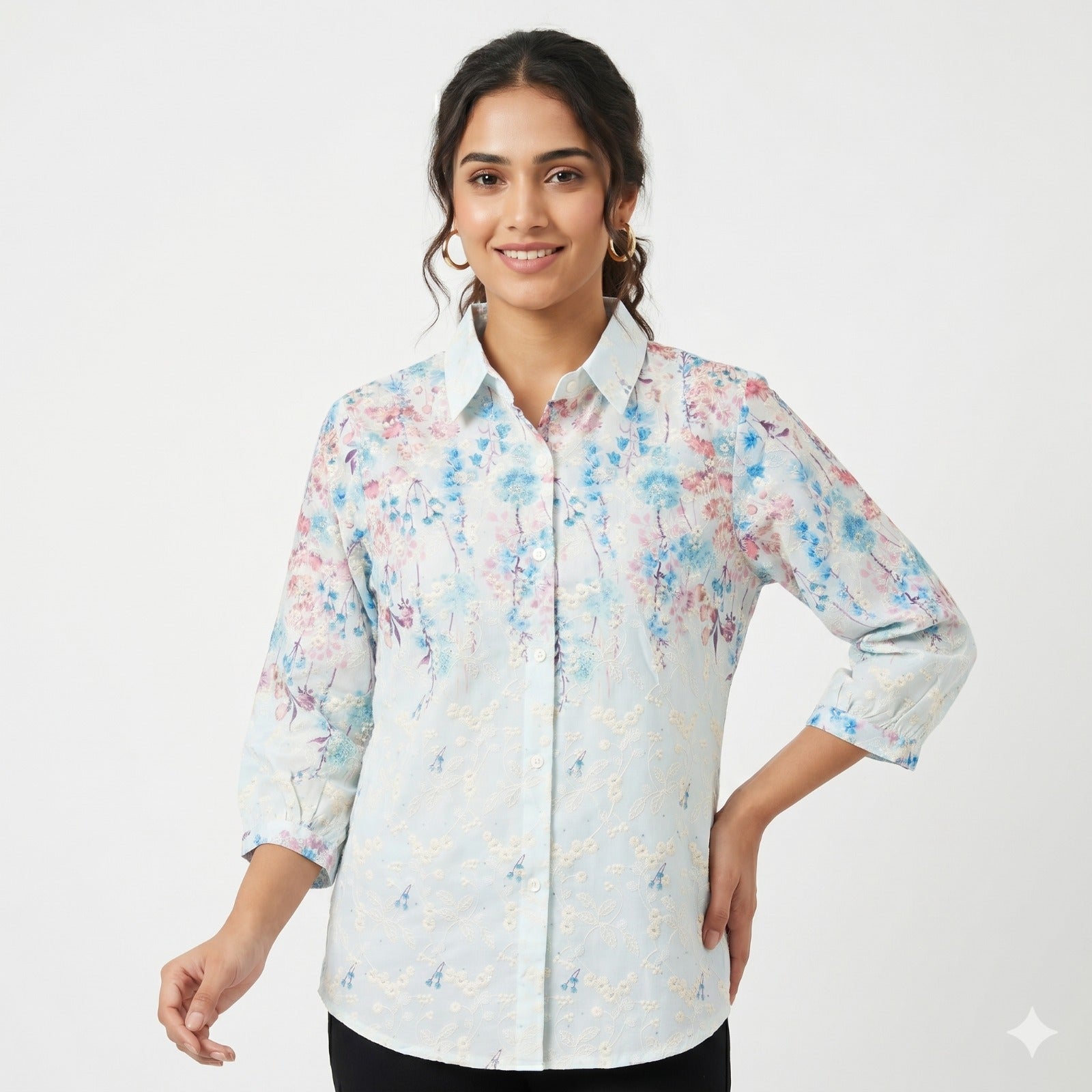 Bloom Grace Cotton Shirt Top