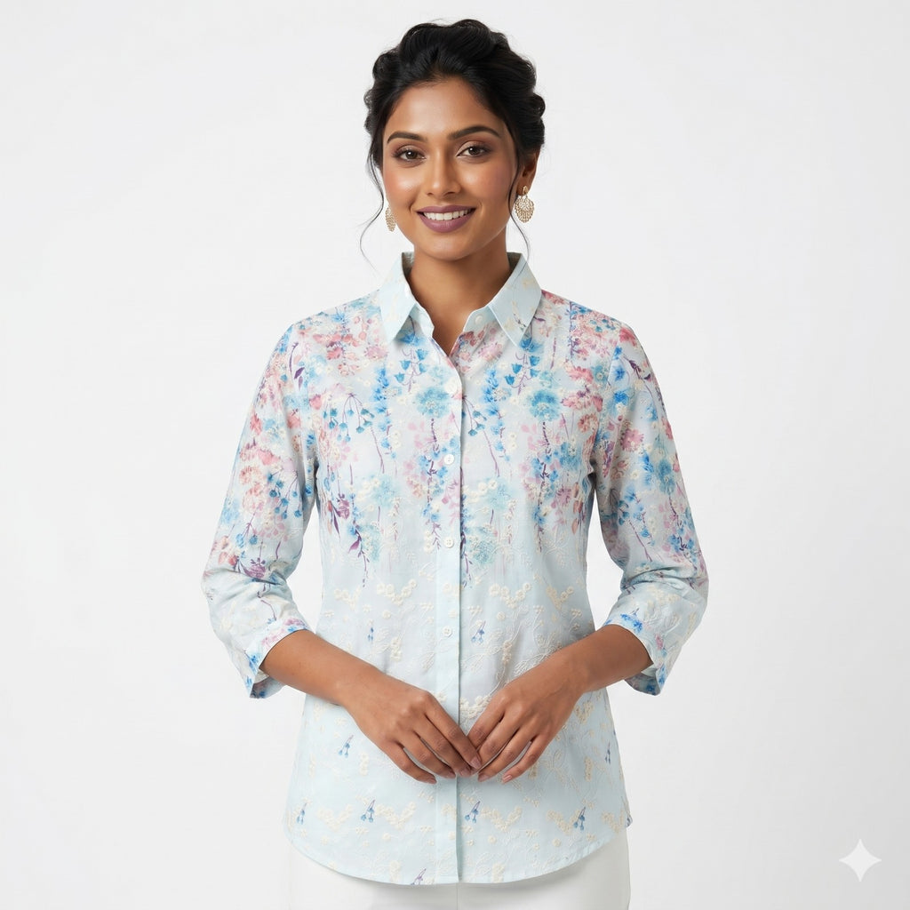 Bloom Grace Cotton Shirt Top