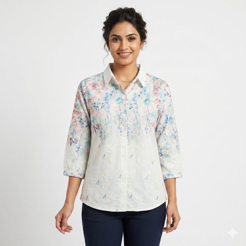 Bloom Grace Cotton Shirt Top