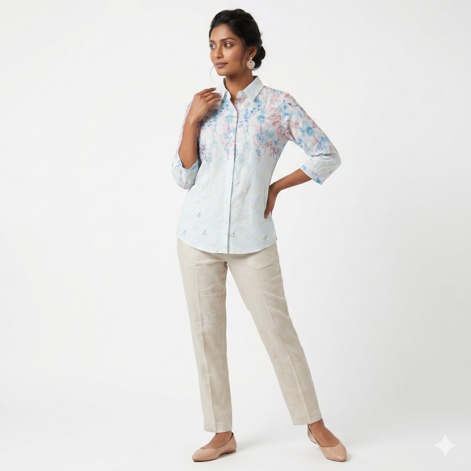 Bloom Grace Cotton Shirt Top