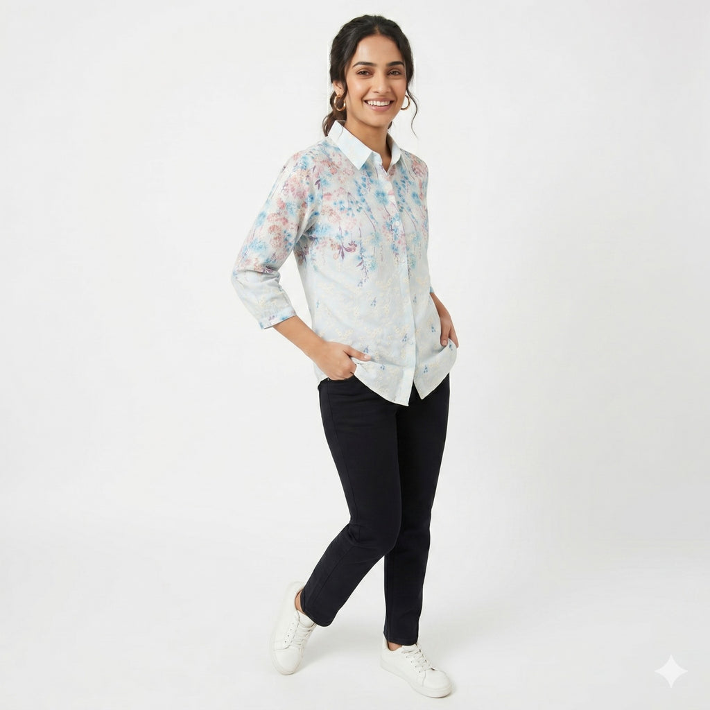 Bloom Grace Cotton Shirt Top