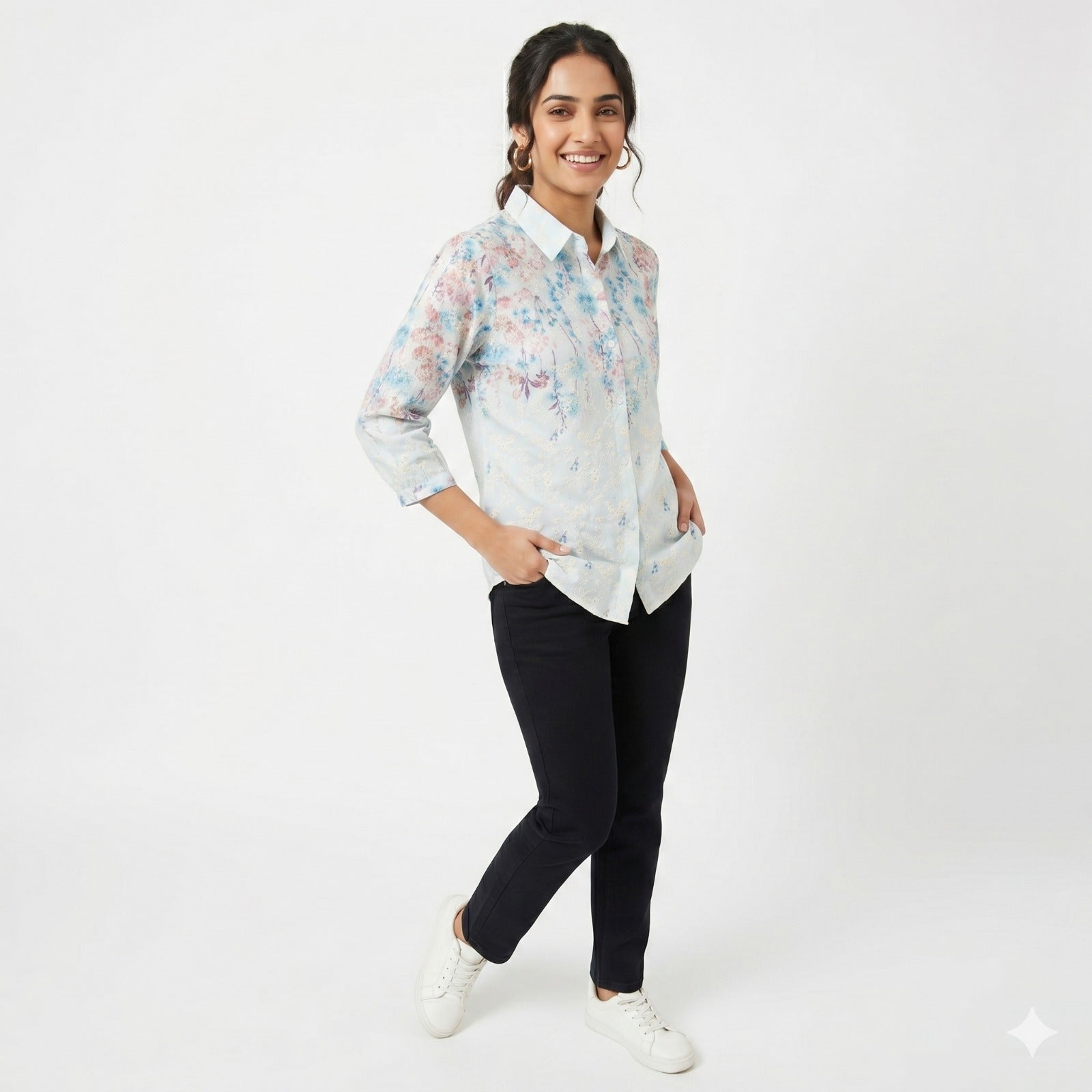 Bloom Grace Cotton Shirt Top